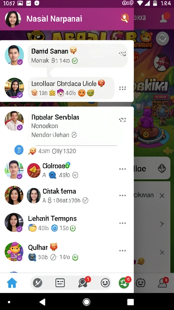 Karakter dengan desain unik dan menarik.