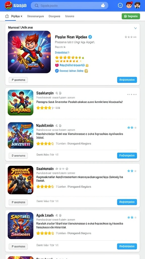 Beragam karakter unik untuk dipilih.