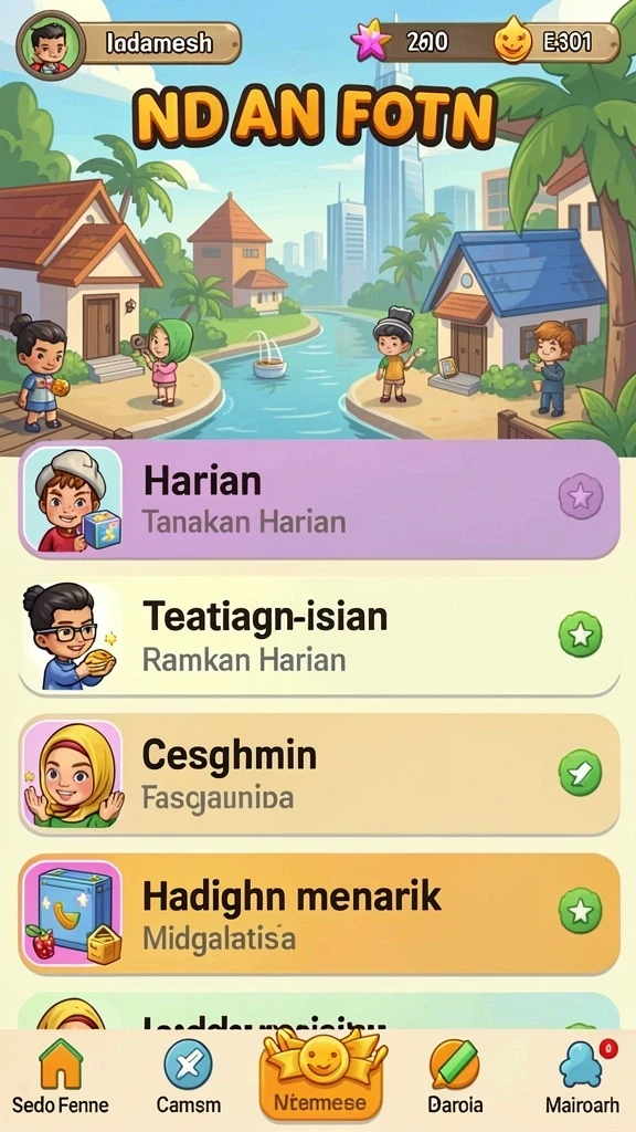 Fitur interaktif yang memudahkan pemain berkomunikasi.