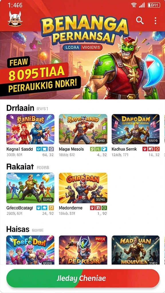 Tangkapan layar komunitas aktif dalam permainan.