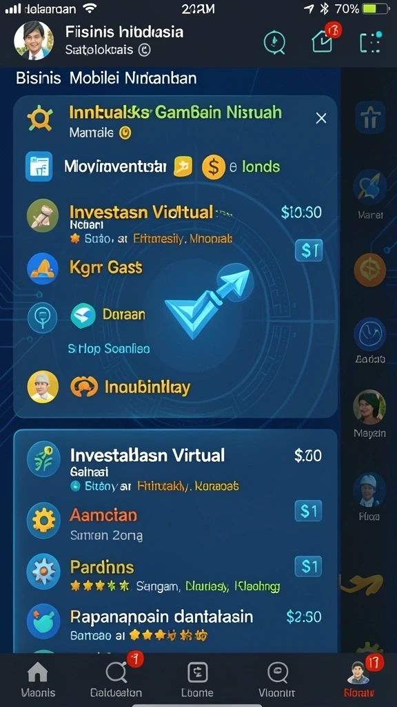 Sistem reward menarik yang meningkatkan motivasi bermain.