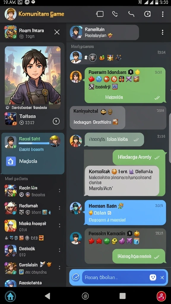 Tampilan antarmuka ALEXISTOGEL yang menarik dan mudah dipahami.