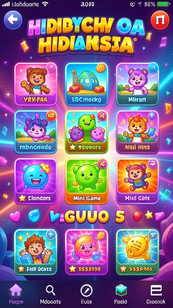 Tampilan permainan slot yang penuh warna dan menghibur.
