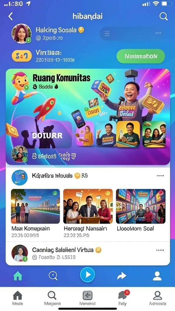 Fitur multiplayer yang memungkinkan bersaing dengan teman.