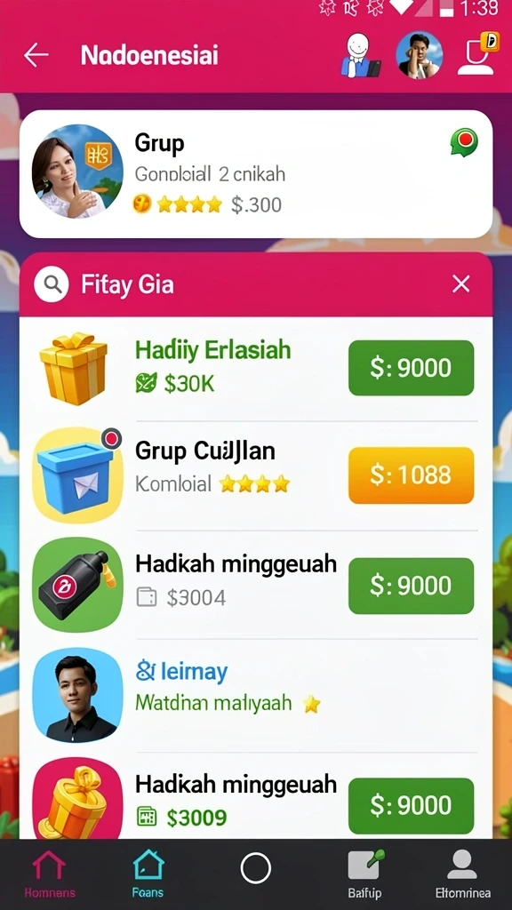 Beragam karakter dengan kemampuan unik.