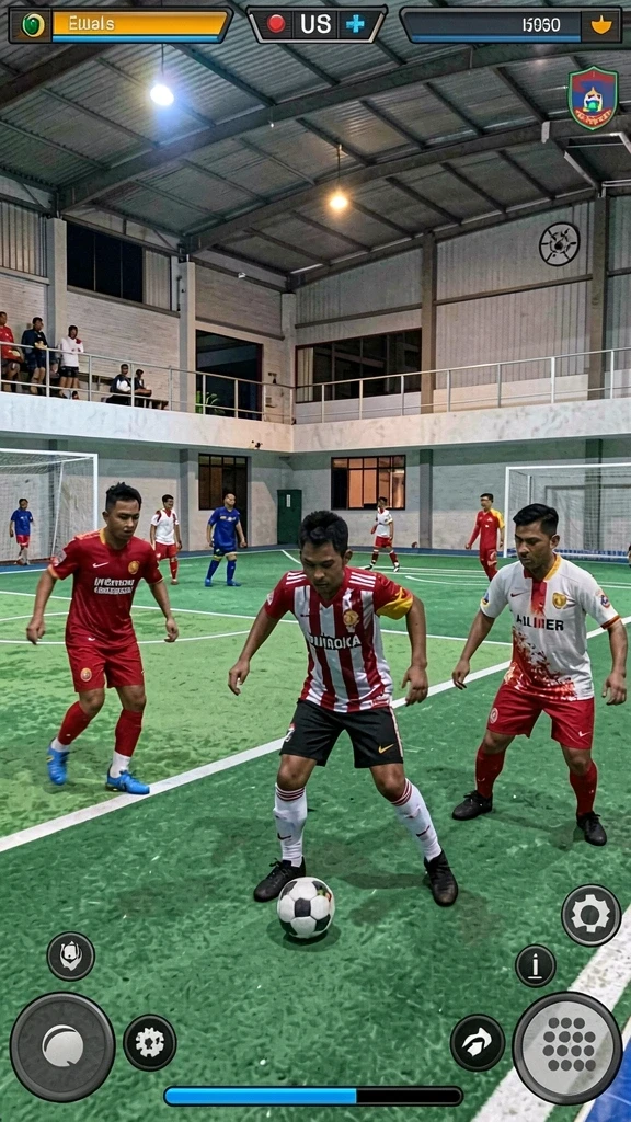 Tampilan utama aplikasi GAMERP yang menarik.