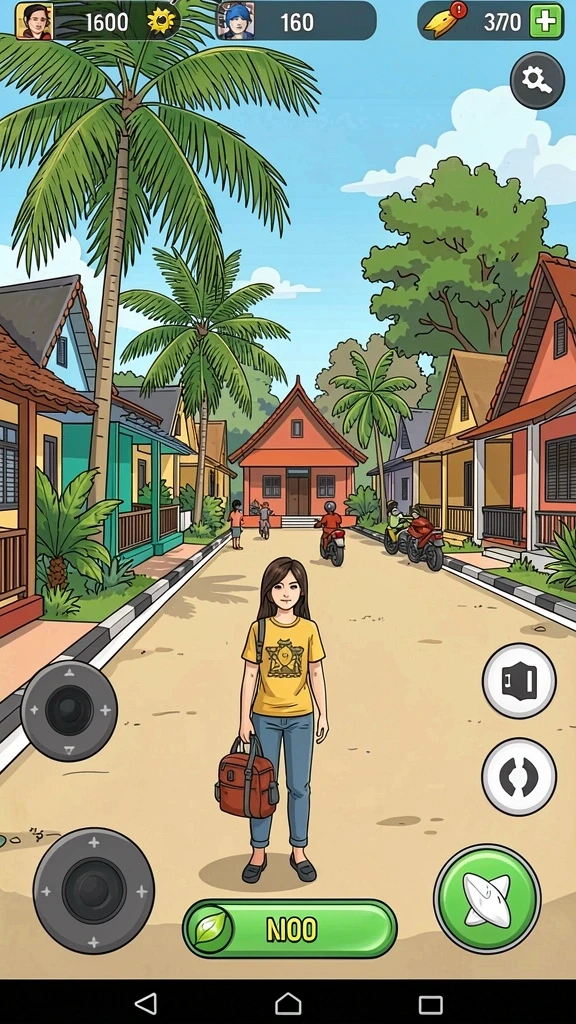 Screenshot memperlihatkan interaksi komunitas dalam game.