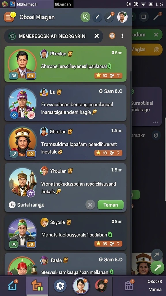 Tangkapan layar menunjukkan level baru yang menantang.