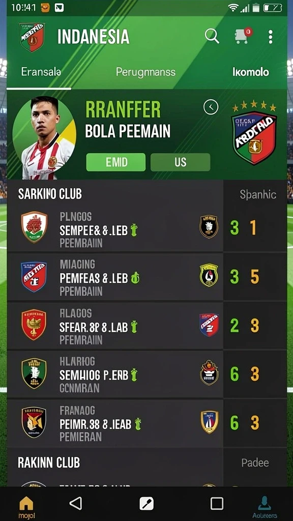 Tangkapan layar memperlihatkan pilihan karakter yang beragam.