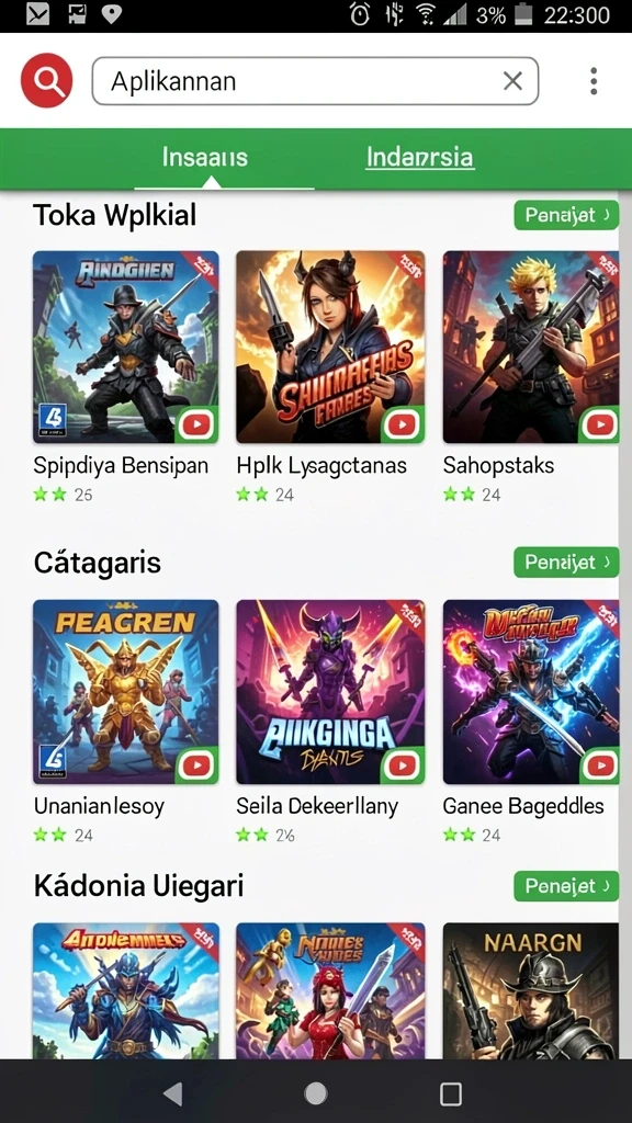 Grafis menarik dalam setiap level permainan.