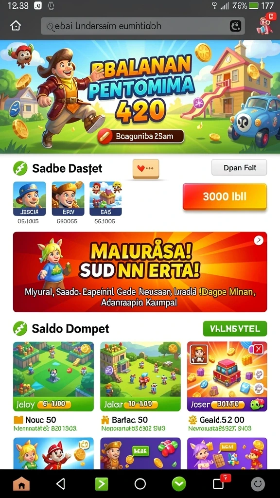 Koleksi item menarik yang bisa didapatkan di dalam game.