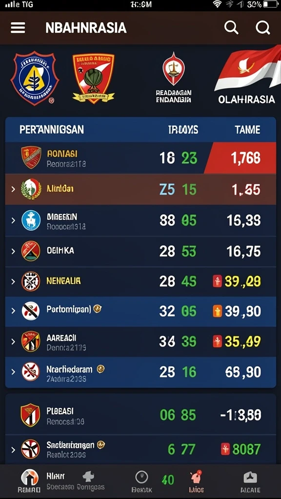 Tampilan antarmuka awal KAOSTOGEL yang menarik.
