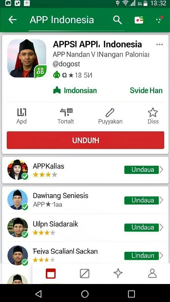 Tampilan antarmuka yang intuitif dan menarik.