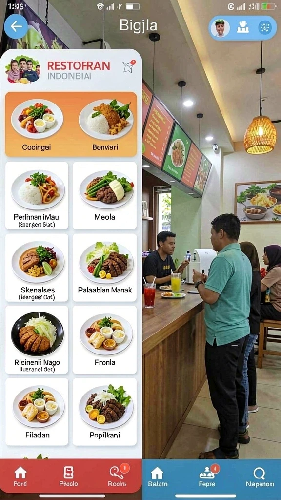 Tampilan antarmuka yang menarik dan mudah dinavigasi.