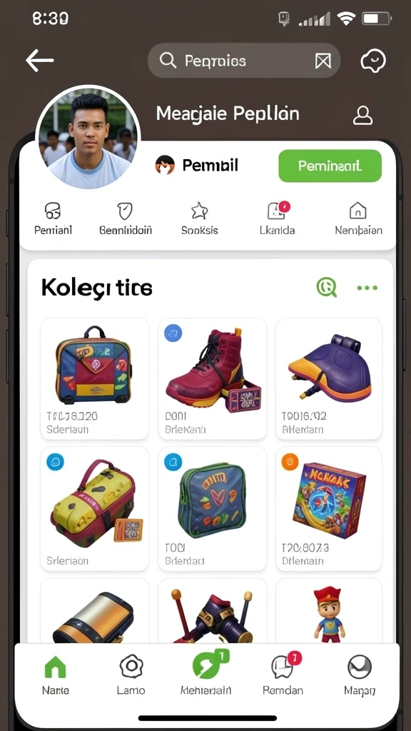 Momen seru saat bermain bersama teman.