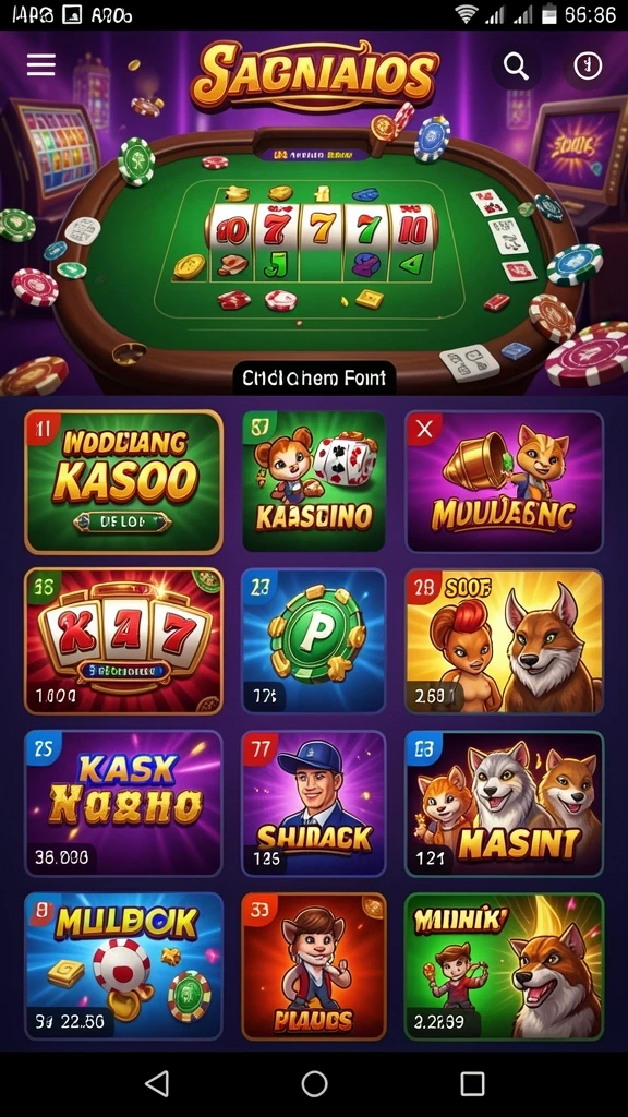 Gameplay yang menantang dengan berbagai level.
