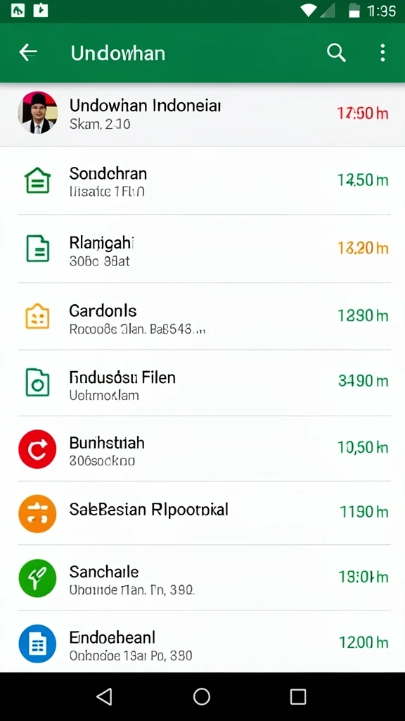 Tampilan awal permainan yang menarik dan intuitif.