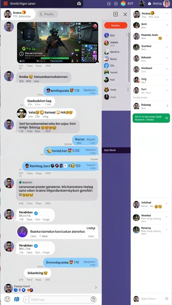 Tampilan antarmuka yang intuitif dan menarik.