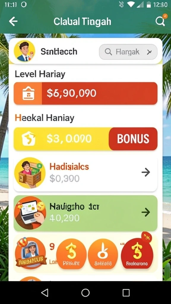 Screenshot menunjukkan misi penyelamatan ikan yang terjebak.