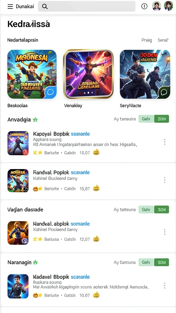 Tampilan antarmuka yang menarik dan user-friendly.