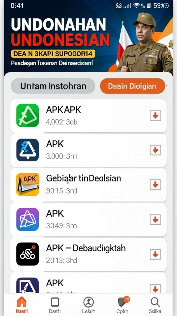 Tampilan antarmuka yang user-friendly dan modern.