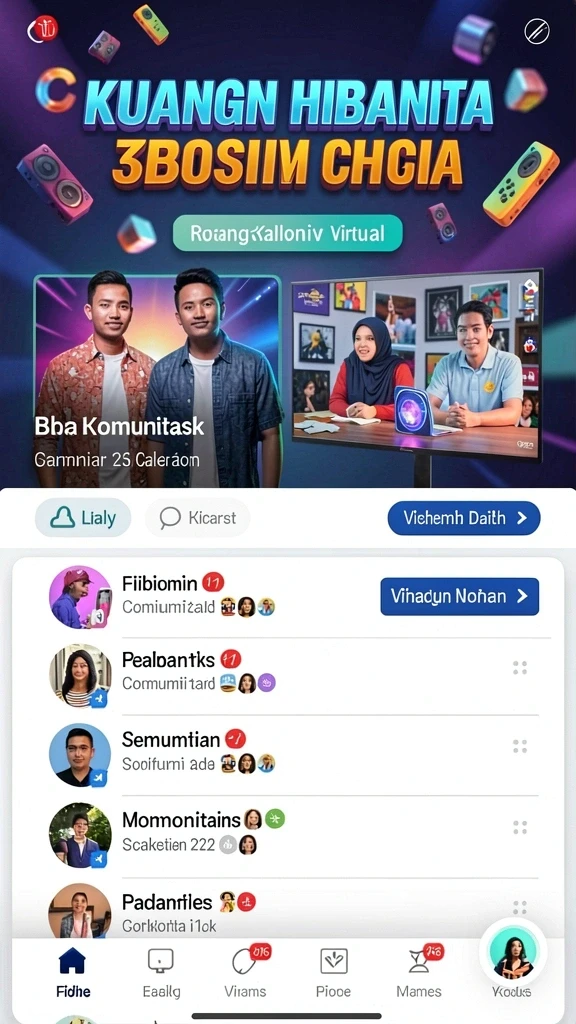 Karakter-karakter yang dapat diupgrade dengan menarik.