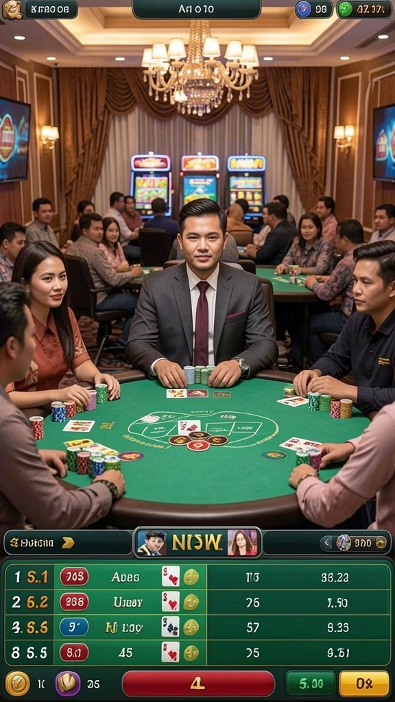 Tangkapan layar menunjukkan dunia permainan yang indah dan penuh warna.