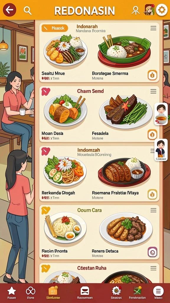 Tampilan level yang penuh warna dan menantang.