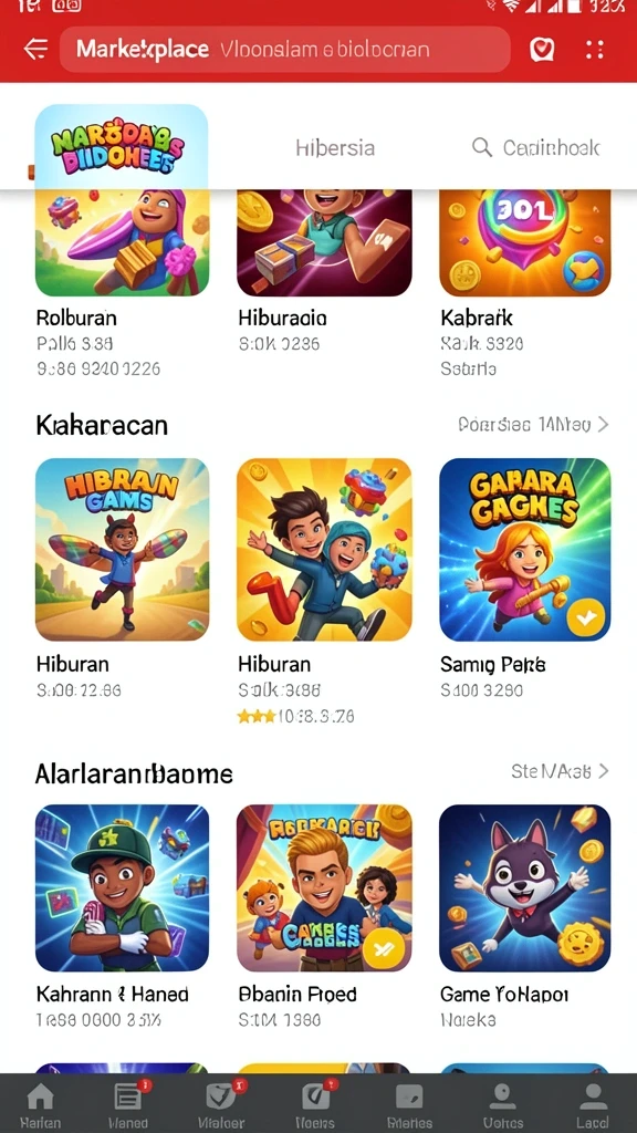 Fitur turnamen yang seru dan menantang.