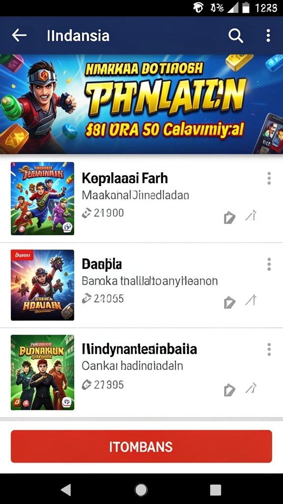 Tampilan grafis yang memukau dari lingkungan game.