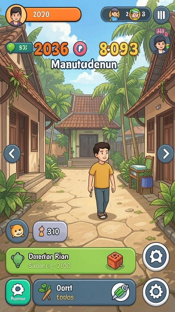 Tampilan antarmuka yang bersih dan user-friendly.