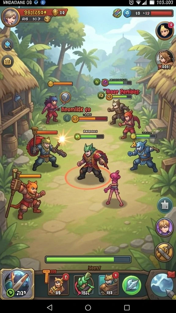 Tampilan utama game yang memukau.